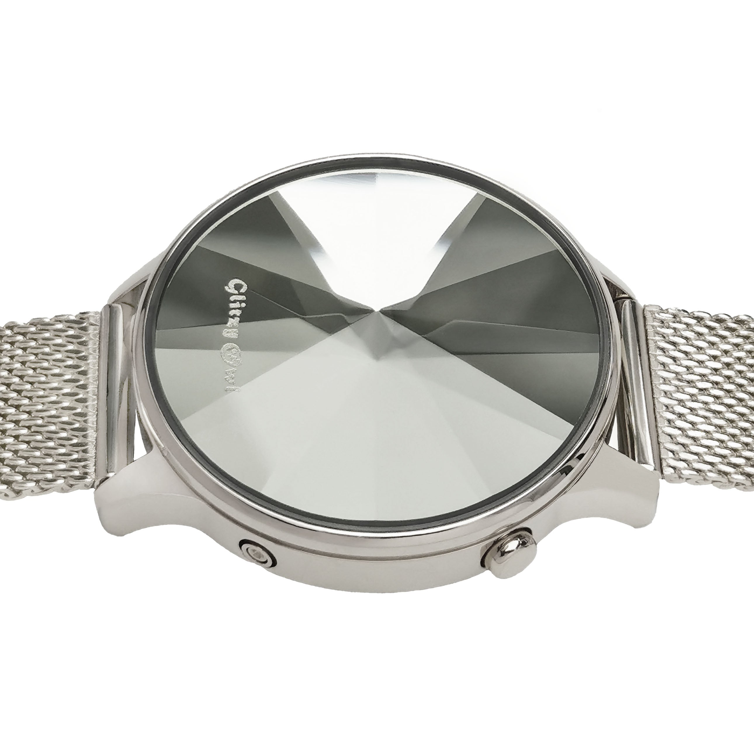 THE DIAMOND LED Stainless Steel Watch