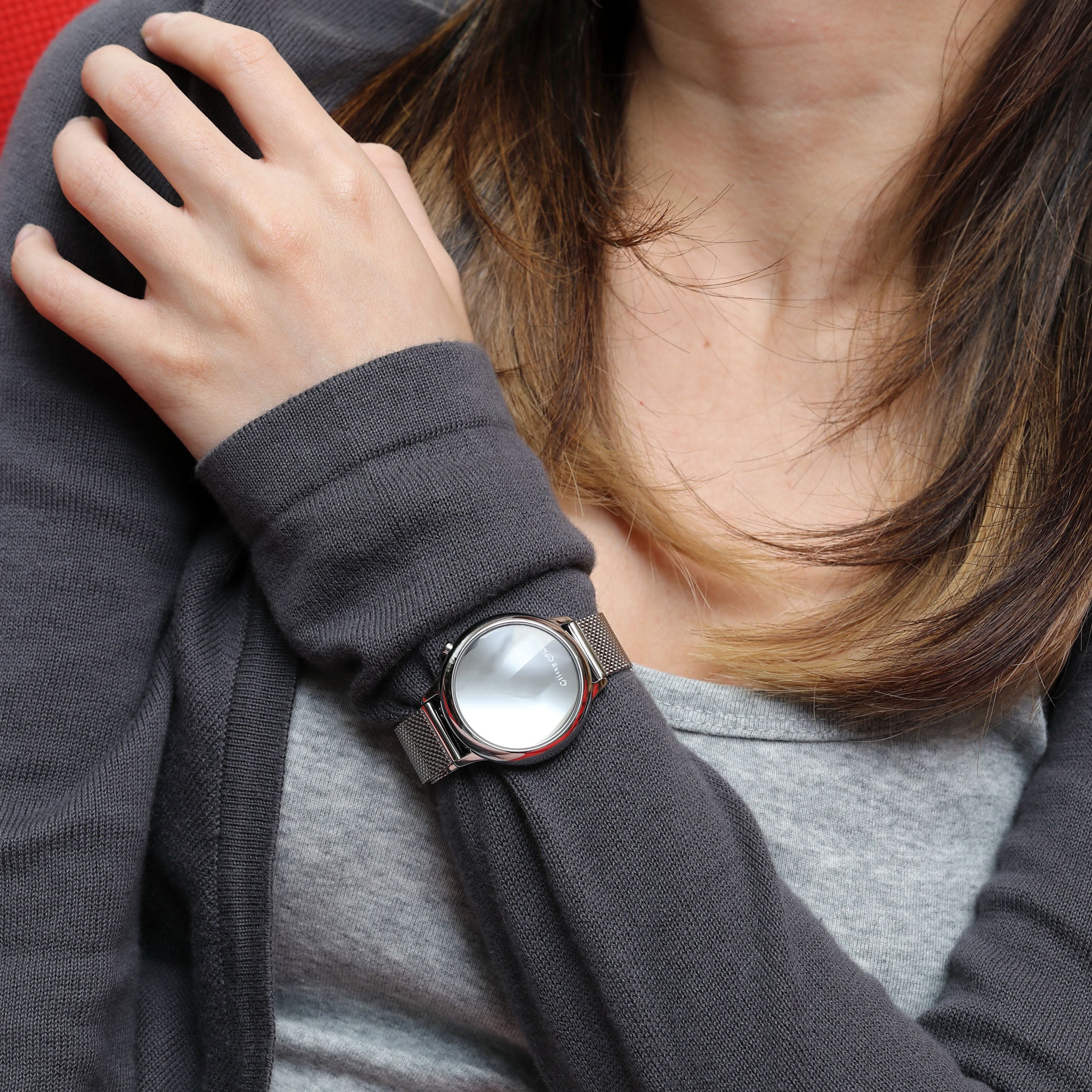 THE BUBBLE LED Stainless Steel Watch