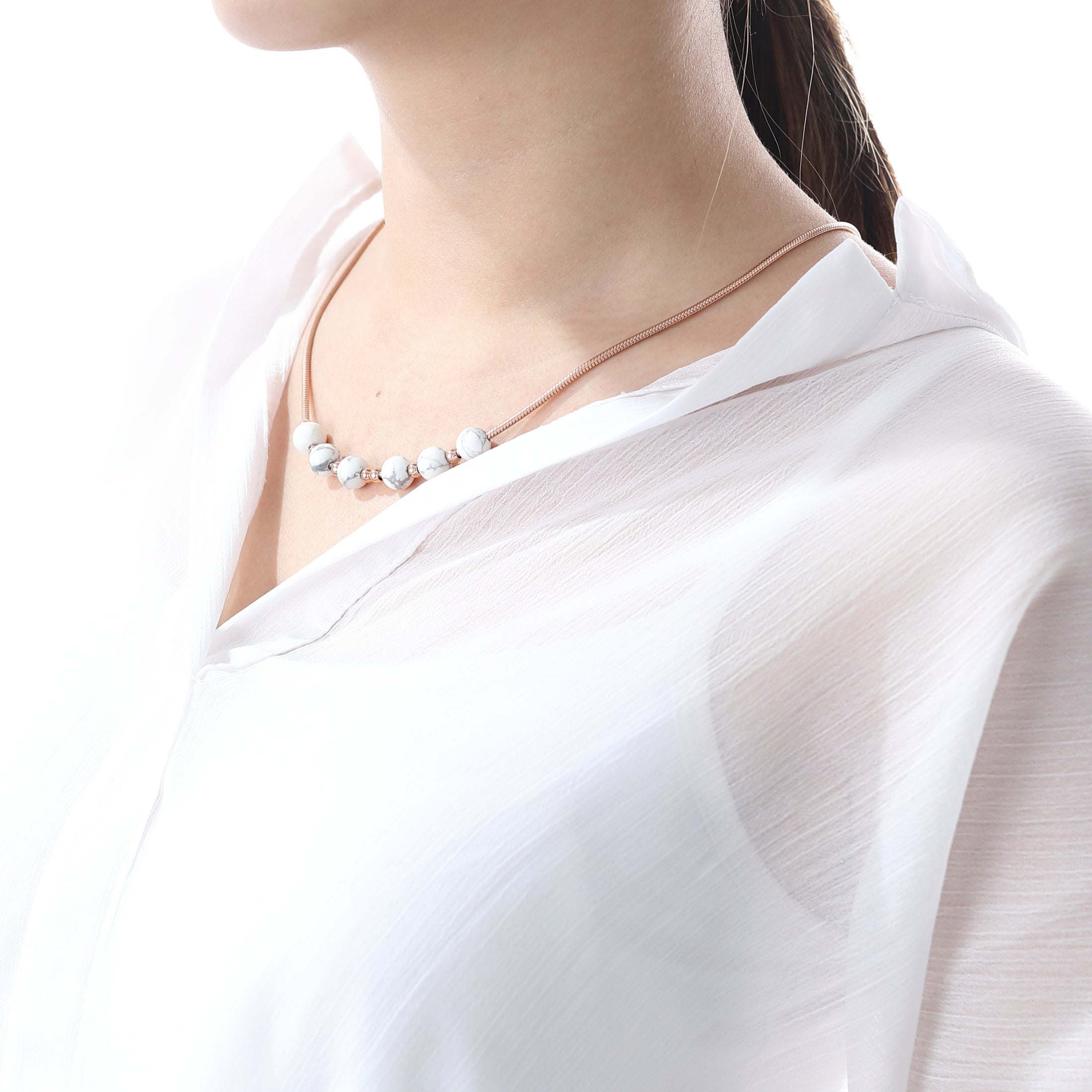 INTERVAL Howlite Necklace