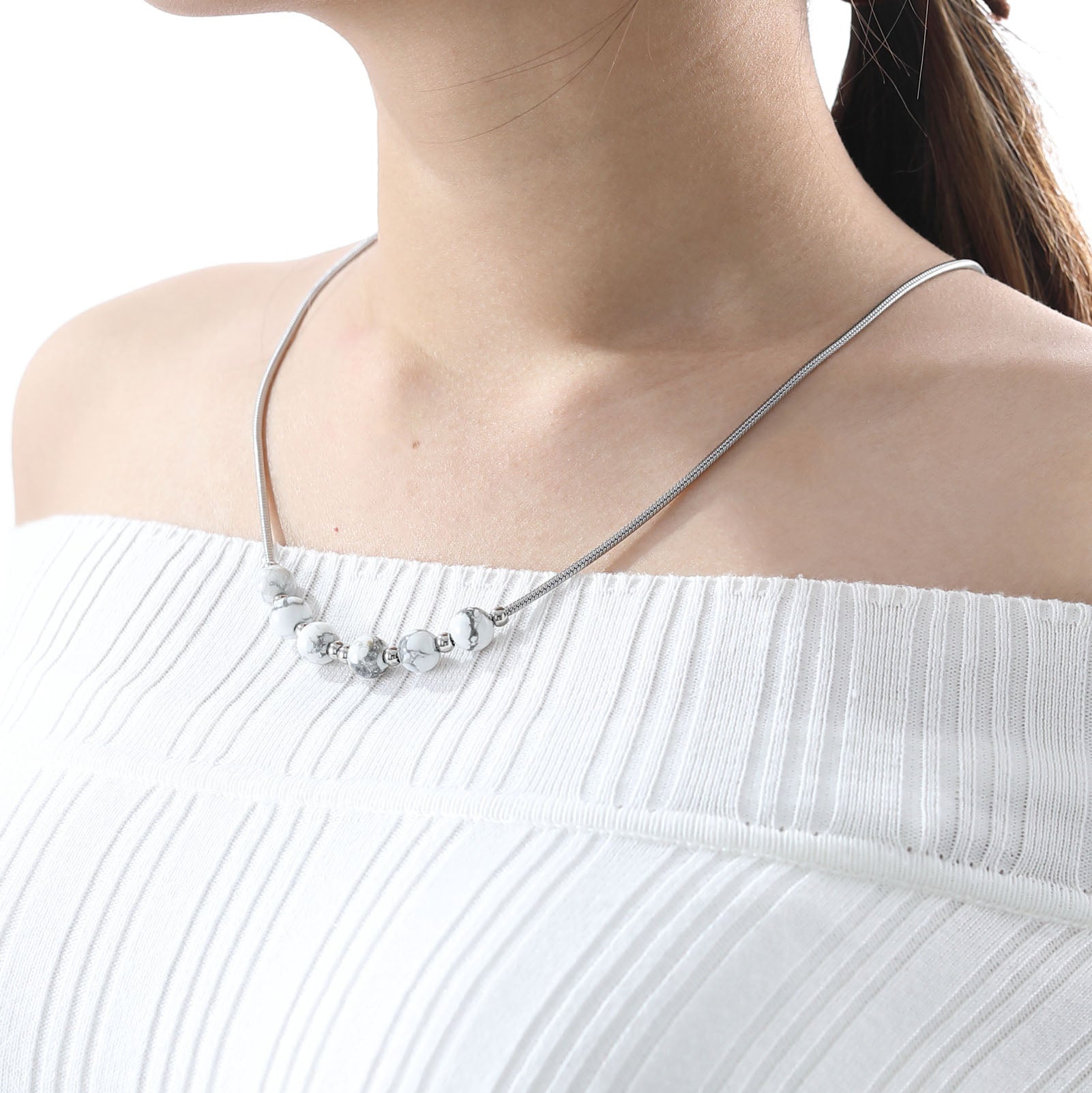 INTERVAL Howlite Necklace