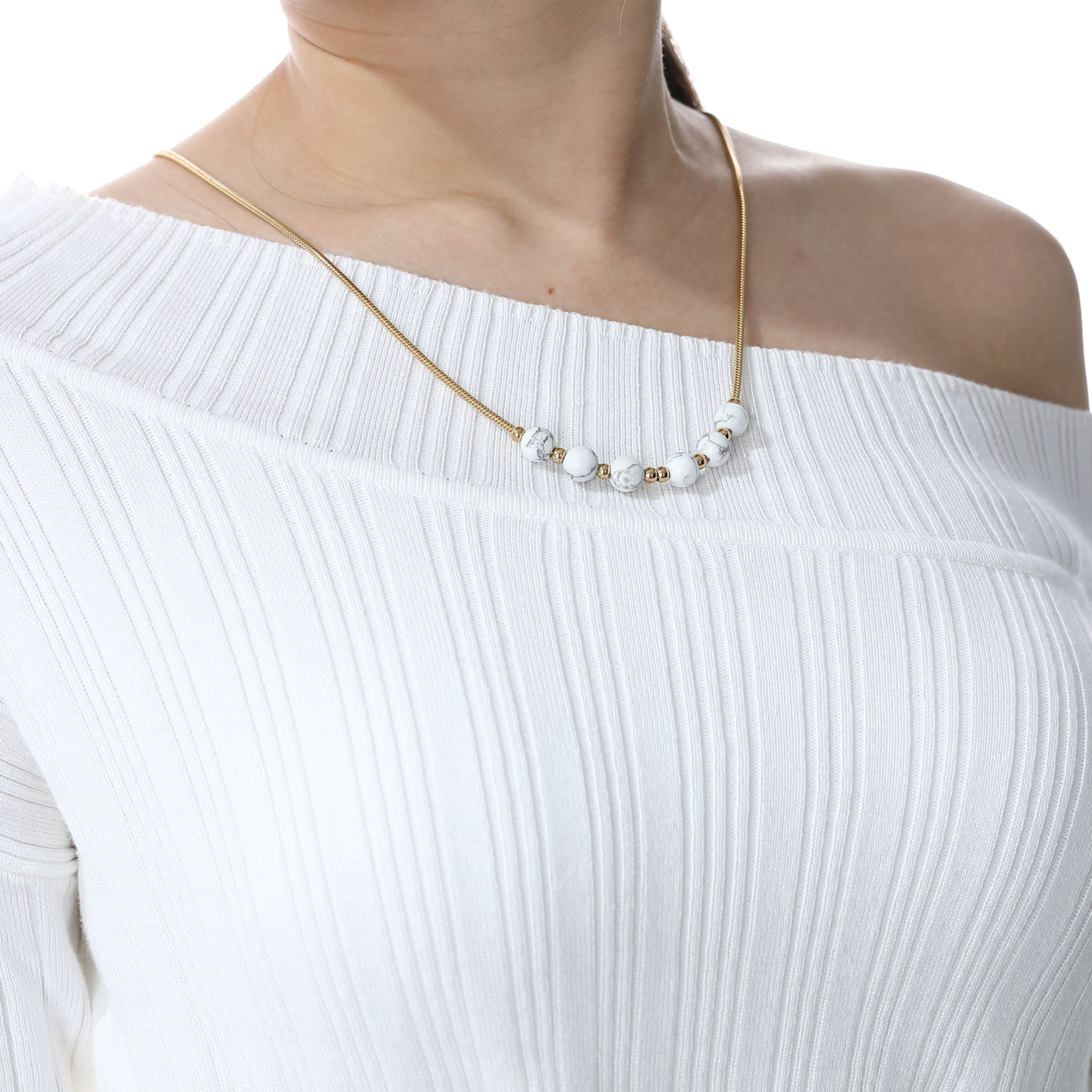 INTERVAL Howlite Necklace