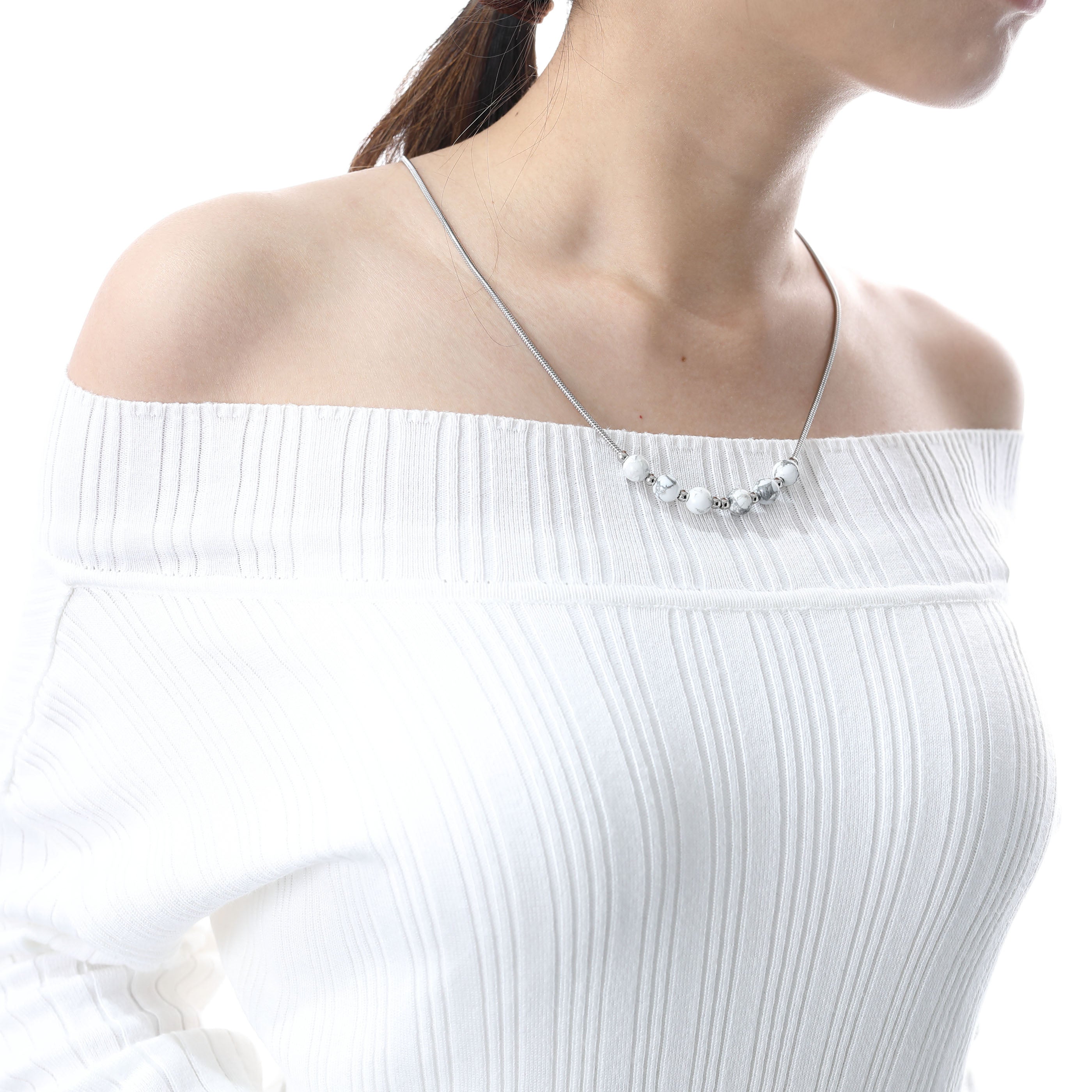 INTERVAL Howlite Necklace