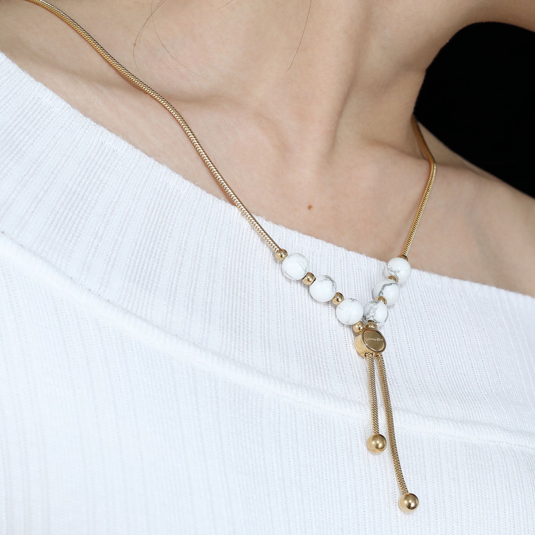 INTERVAL Howlite Necklace