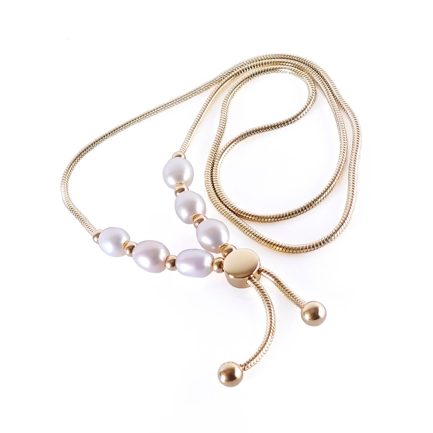 INTERVAL White Pearl Necklace