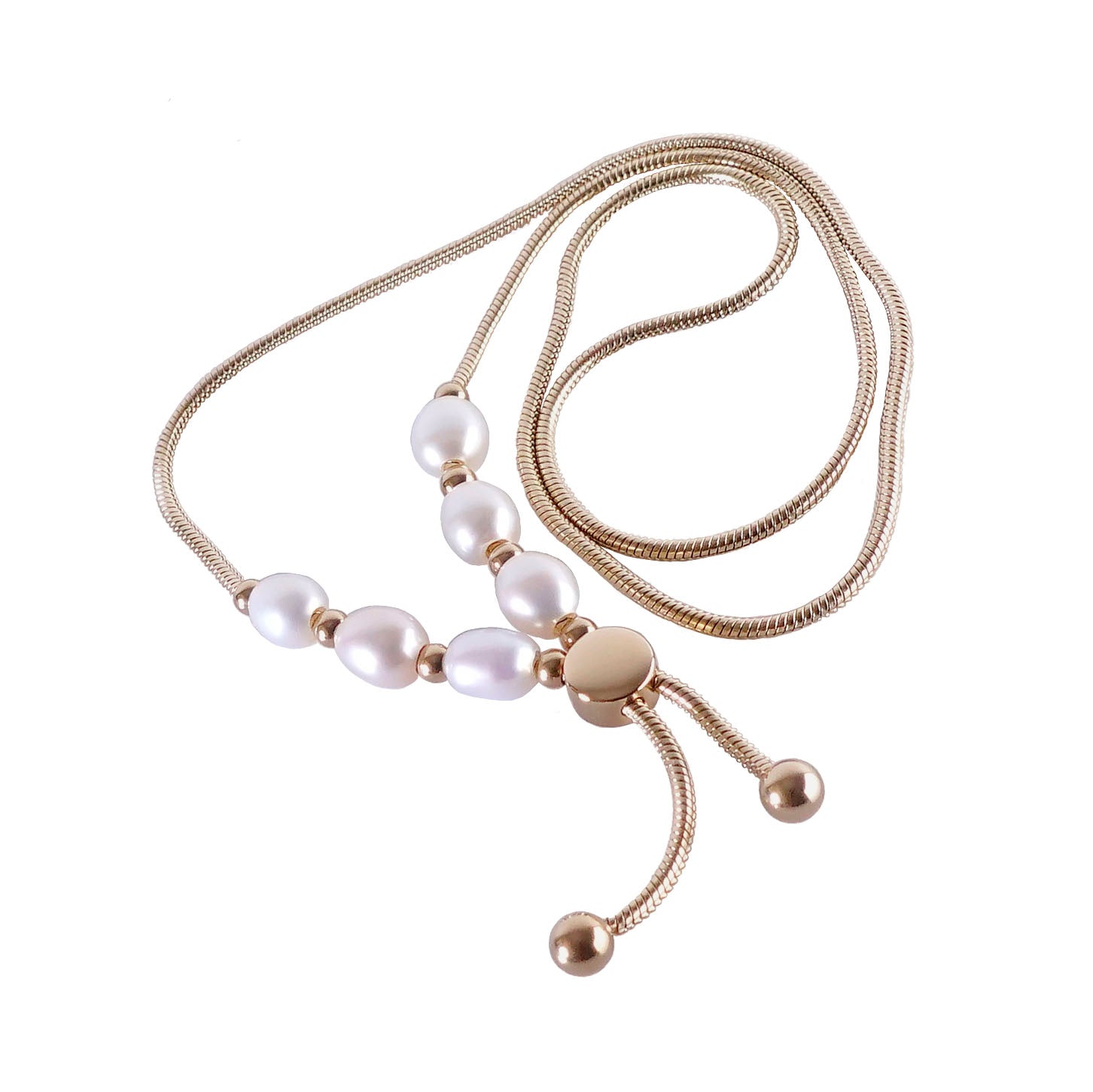 INTERVAL White Pearl Necklace