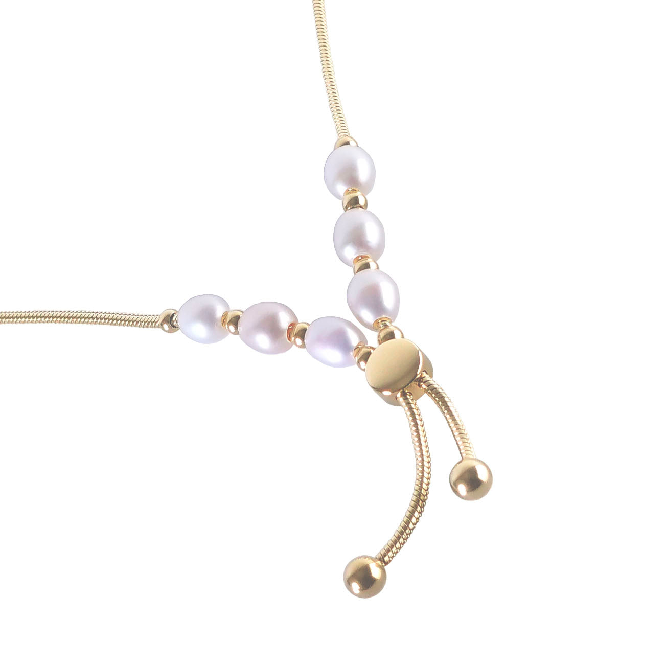 INTERVAL White Pearl Necklace
