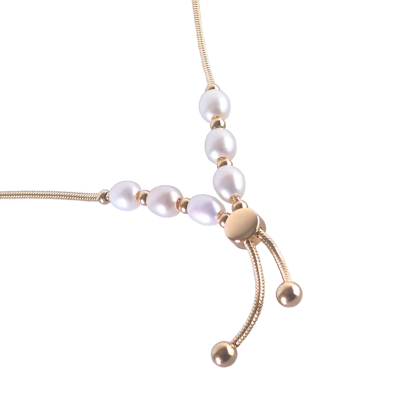 INTERVAL White Pearl Necklace