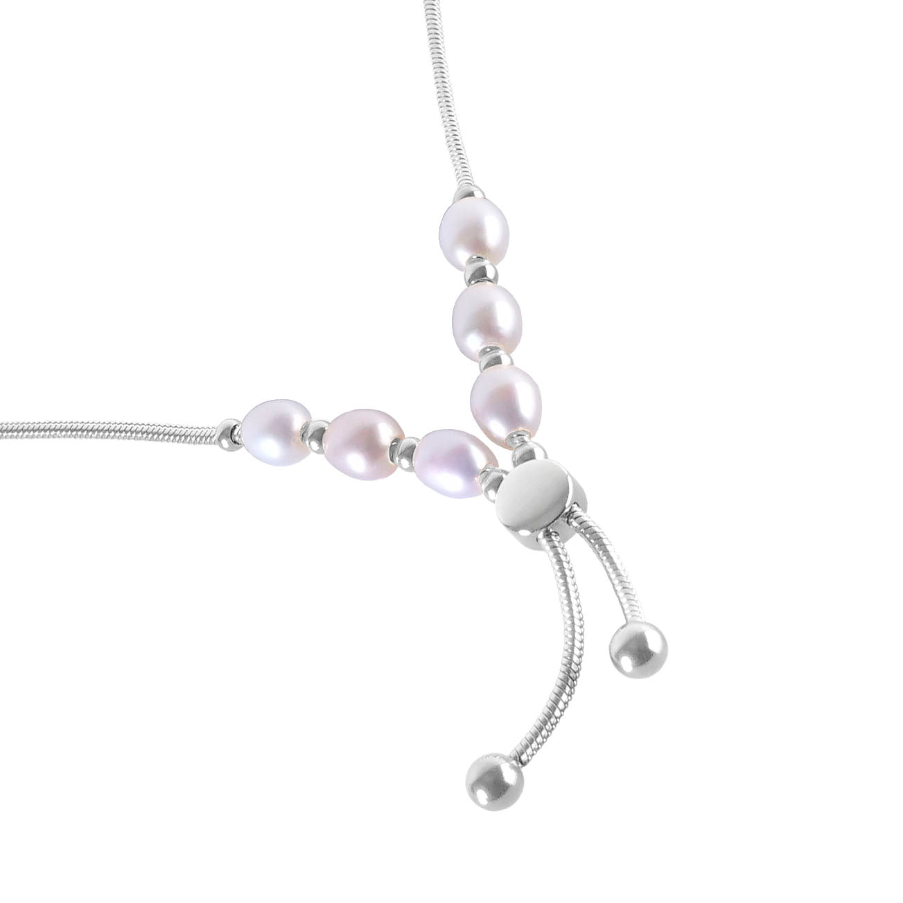 INTERVAL White Pearl Necklace